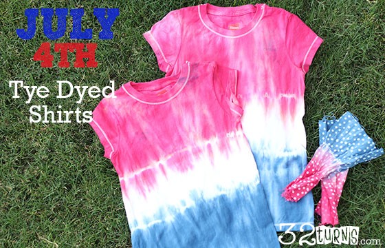 4th of July Tye Dyed Shirts
