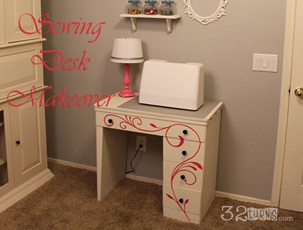 Sewing Desk Makeover