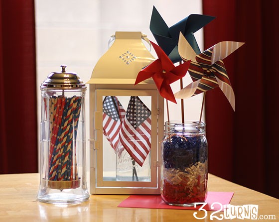 Easy July 4th Centerpieces
