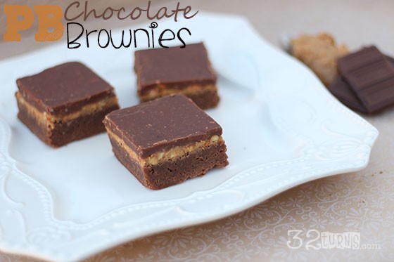 Peanut Butter Chocolate Brownies