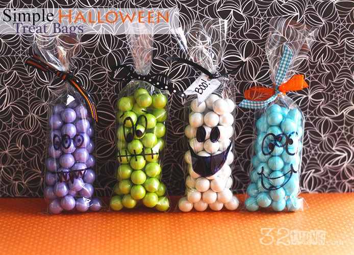 Simple Halloween Treat Bags