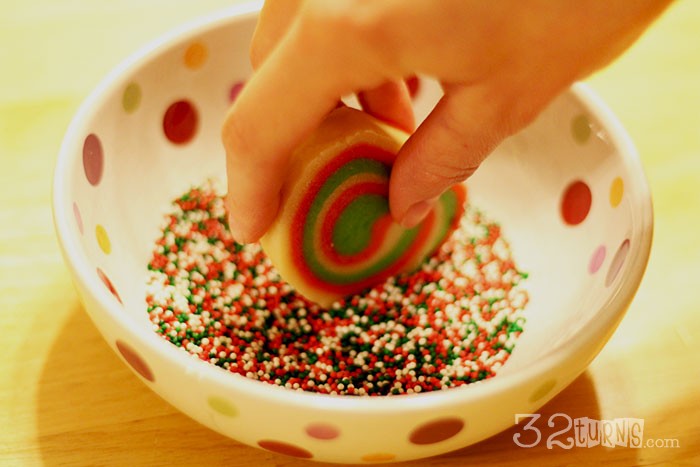 Christmas Swirl Sugar Cookies