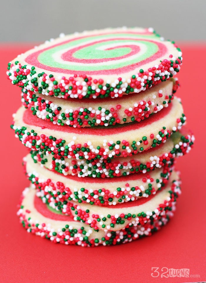 Christmas Swirl Sugar Cookies