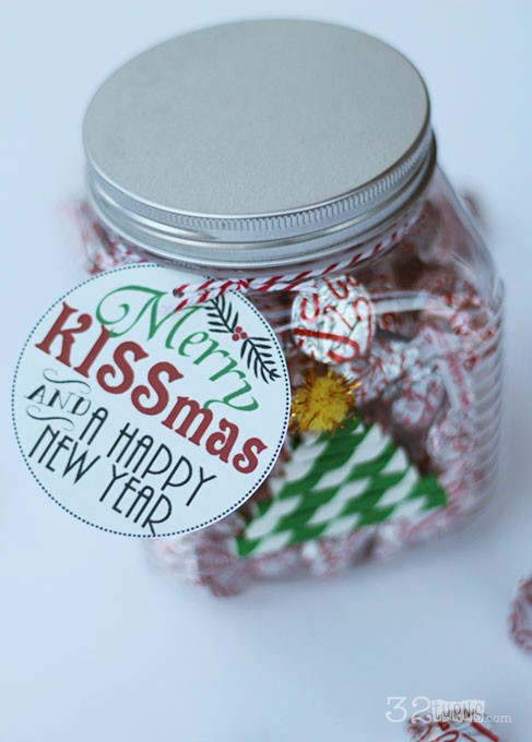 Merry Kissmas Free Printable