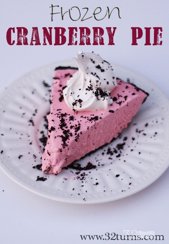 Frozen Cranberry Pie