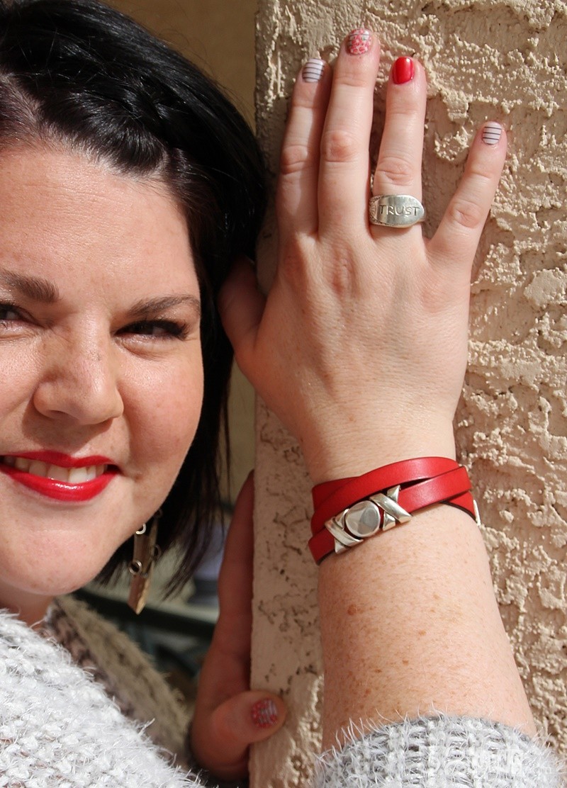Susan Dubow triple leather wrap bracelet 32turns